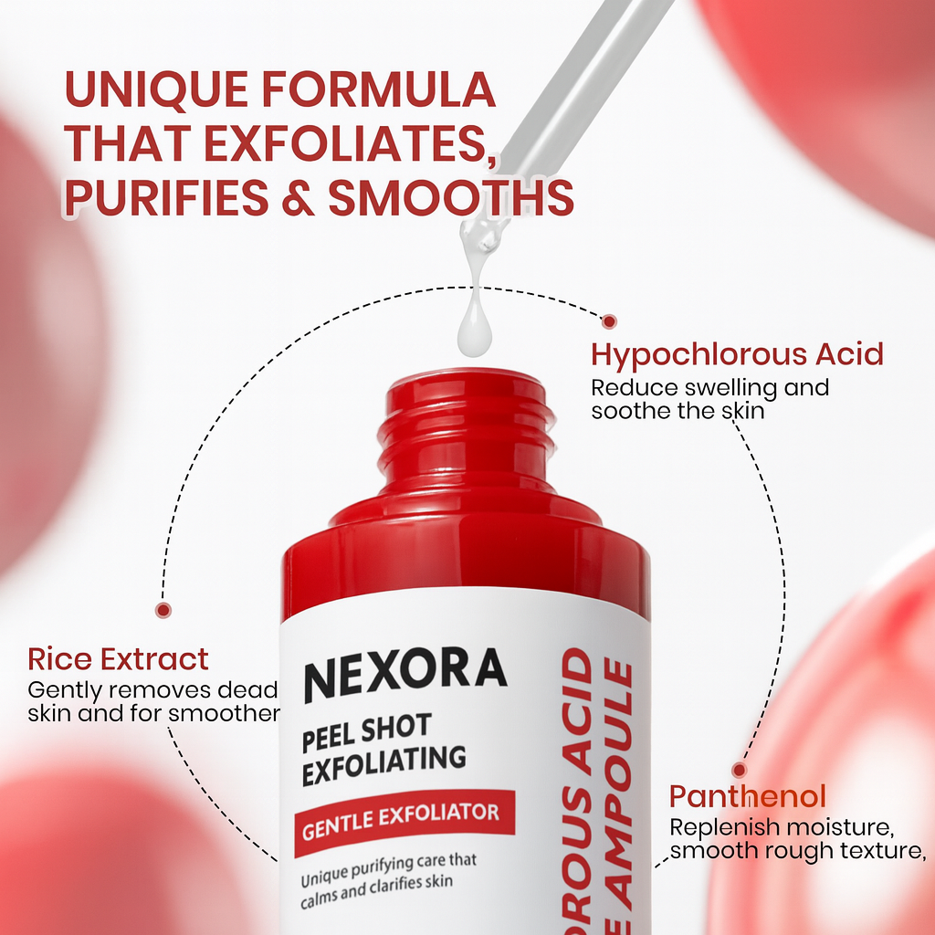 Nexora™ Exfoliating Rice Peel Shot Serum