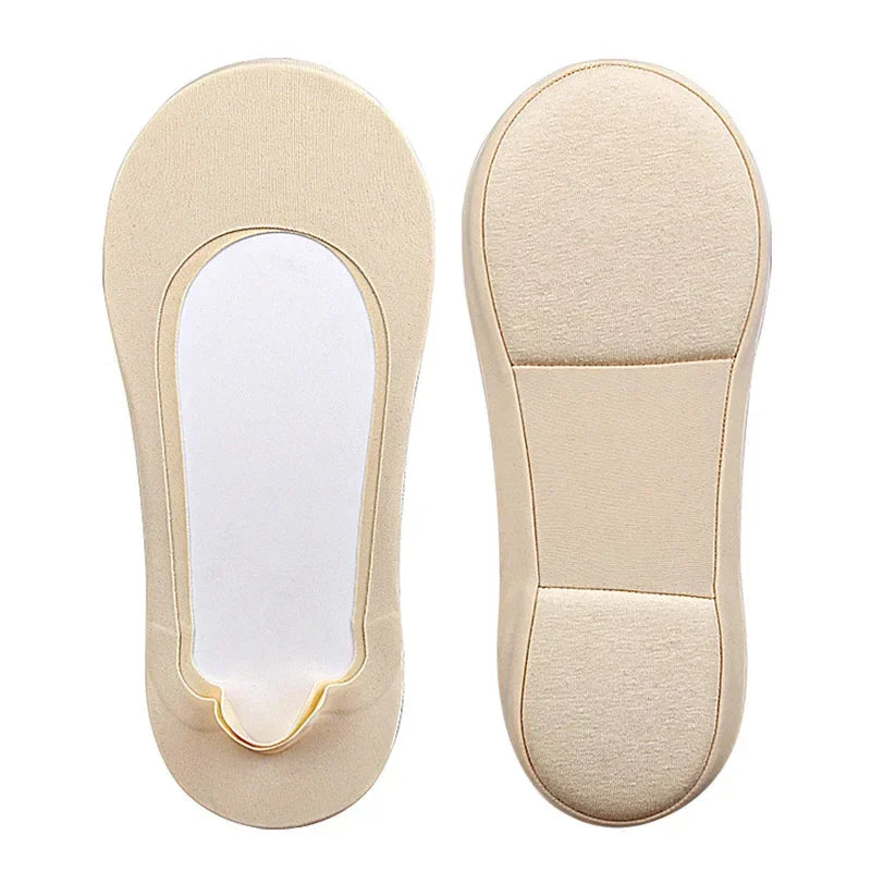 Insoles for Feet Shock Women Boat Sock Plantar Fasciitis Shoes Absorbing Shoe Sole Invisible Non Slip Shoe Pads