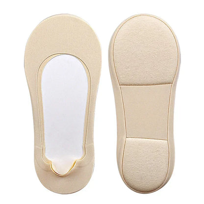 Insoles for Feet Shock Women Boat Sock Plantar Fasciitis Shoes Absorbing Shoe Sole Invisible Non Slip Shoe Pads