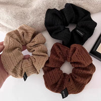 Vintage Knitting Pattern Large Intestine Scrunchie for Women Sweet Hair Hair Band Hair Tie Rubber Band Fashion Hair Accessories