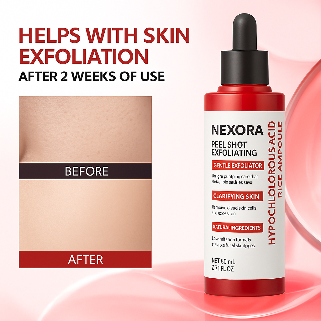 Nexora™ Exfoliating Rice Peel Shot Serum