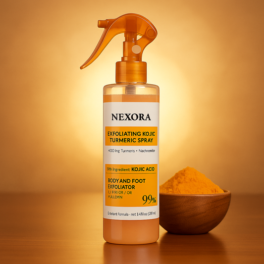 Nexora Peel Shot – Kojic + Turmeric Body Peel Spray (200ml)
