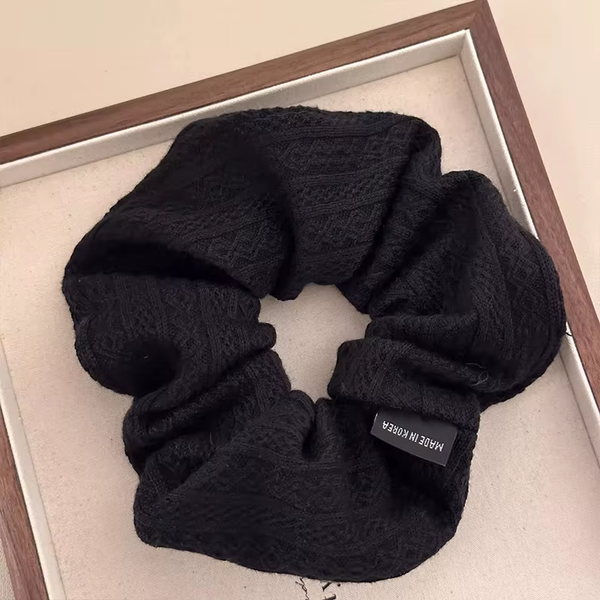 Vintage Knitting Pattern Large Intestine Scrunchie for Women Sweet Hair Hair Band Hair Tie Rubber Band Fashion Hair Accessories