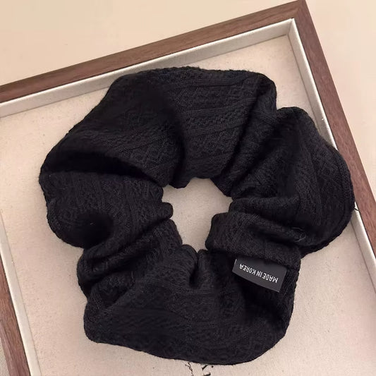 Vintage Knitting Pattern Large Intestine Scrunchie for Women Sweet Hair Hair Band Hair Tie Rubber Band Fashion Hair Accessories