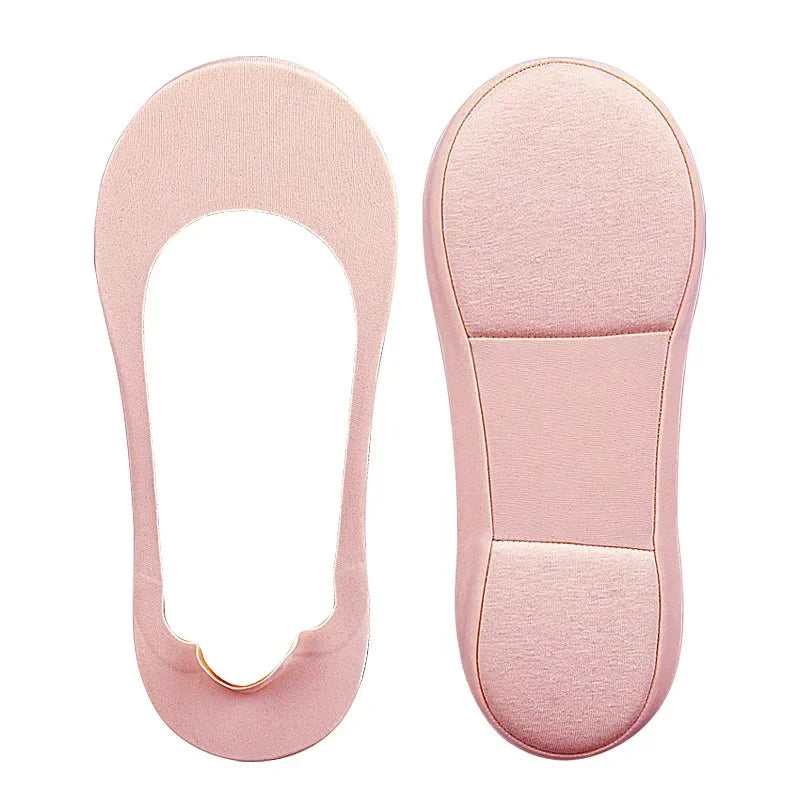 Insoles for Feet Shock Women Boat Sock Plantar Fasciitis Shoes Absorbing Shoe Sole Invisible Non Slip Shoe Pads