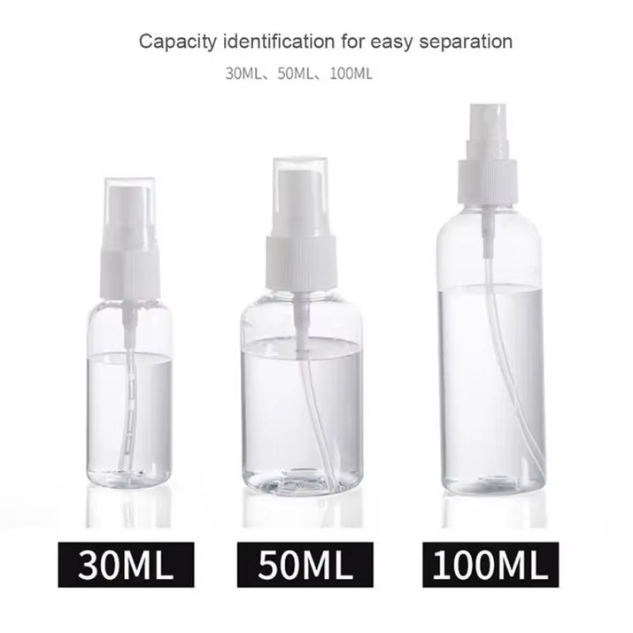 3Pcs 30Ml/50Ml/100Ml Portable Clear Plastic Spray Bottle Handheld Plant Sprinkler Garden Supplies Watering Sprayer